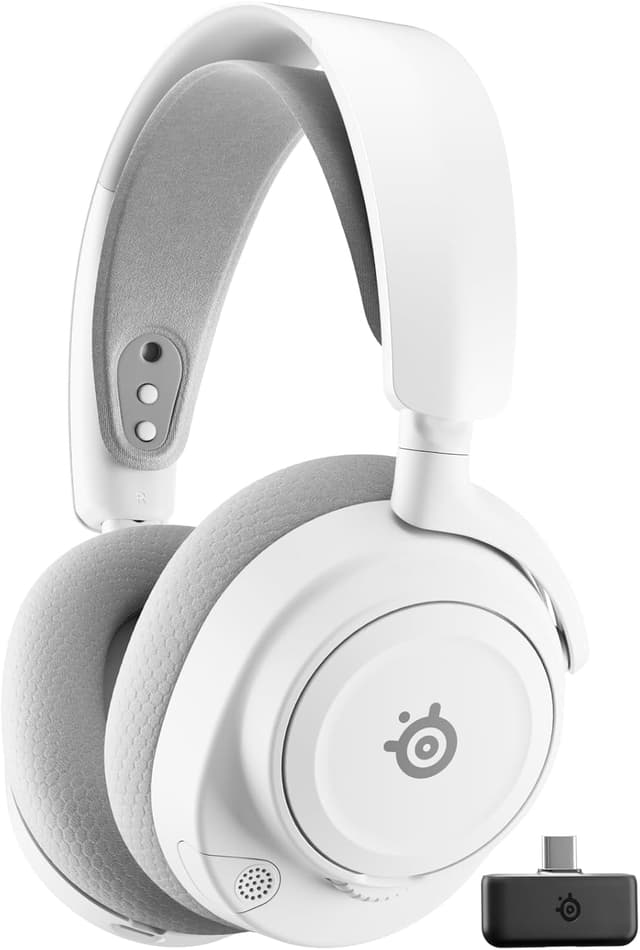 Detalle de SteelSeries Arctis Nova 7 Wireless Gen 2 Wireless Gaming Headset (White)