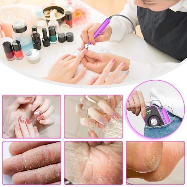 Thumbnail 3 de Elektrische Nagelfräser 40.000 U/min Nail Drill