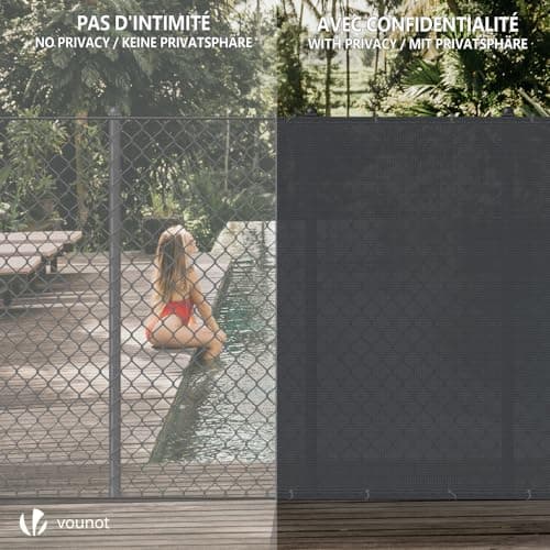 Thumbnail 5 de VOUNOT Malla Sombreo 85% ocultación 1,8×10 m