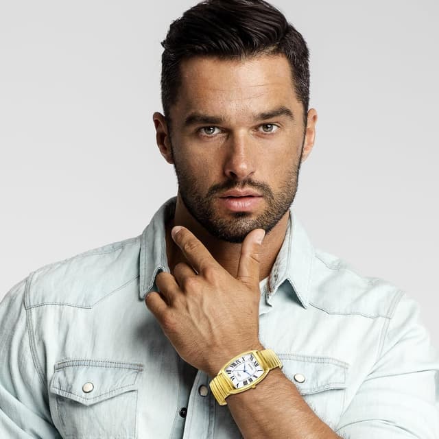 Detalle de Avaner Uhren Damen Rechteckig Stretchband – elastische Armbanduhr mit großen Ziffern