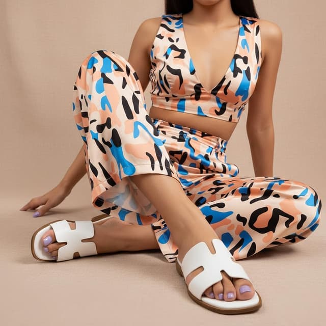 Thumbnail 6 de CUSHIONAIRE Voyage Cutout Strap Slides for Women — Memory Foam Vegan Leather Slip-On Summer Flats