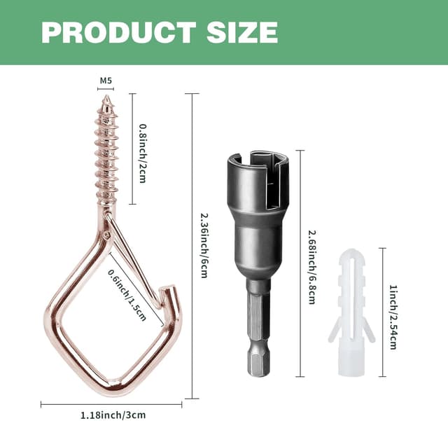 Detalle 2 de Ticway Outdoor-Haken 50 Stück für Lichterketten