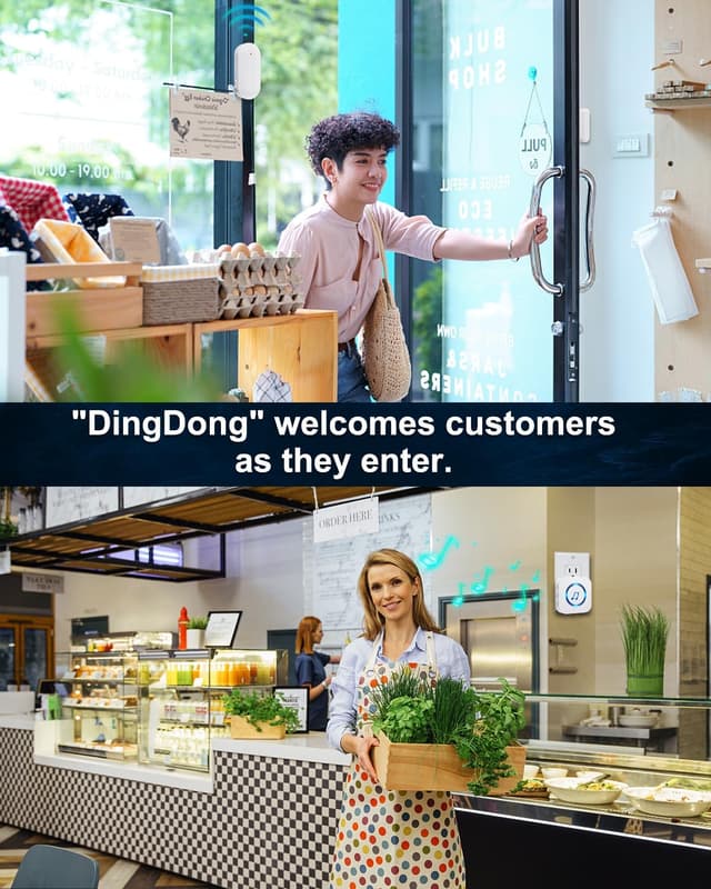 Thumbnail 2 de SANJIE Wireless Door Alarm 800 ft range 🔔