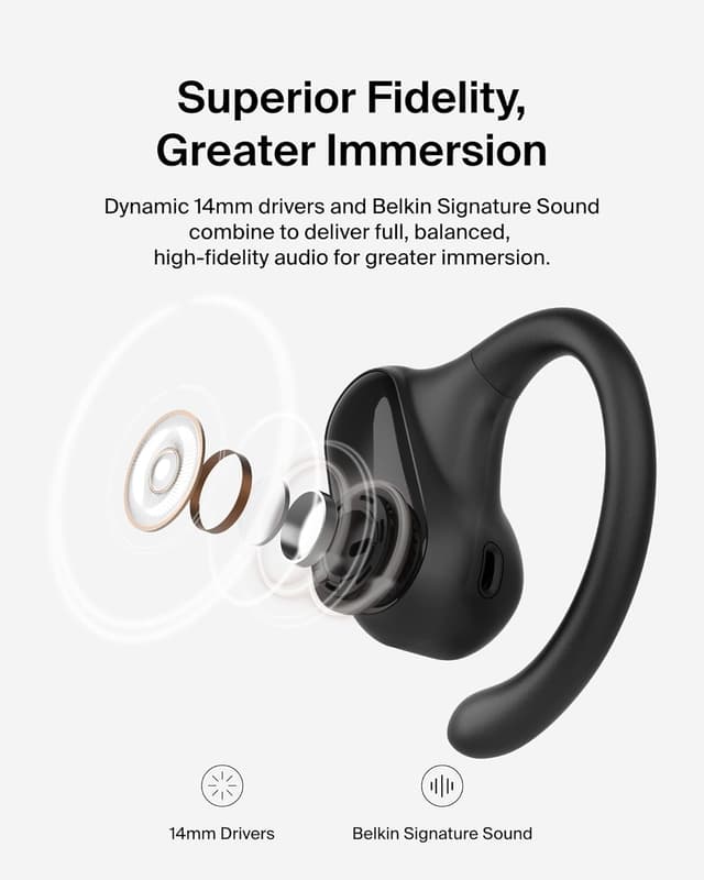 Thumbnail 5 de Belkin SoundForm ClearFit Open-Ear Headphones