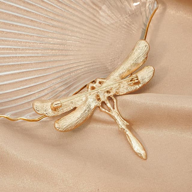 Detalle de Tidefire Insekten-Kristallbrosche (Biene, Libelle, Schmetterling) als Strass-Anstecknadel für Damen