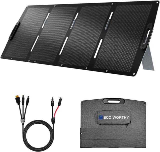 Imagen de ECO-WORTHY 200W Portable Solar Panel 23% Efficiency en OfertitasTOP