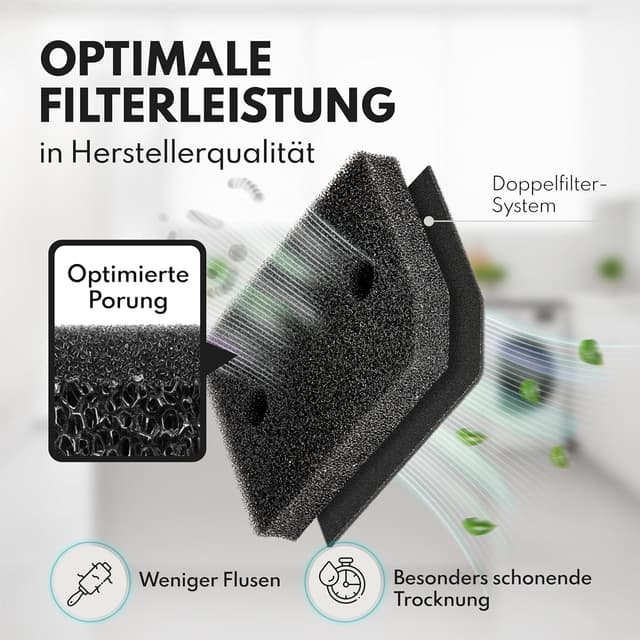Detalle de Premium Sockelfilter für Miele T1 2er Set