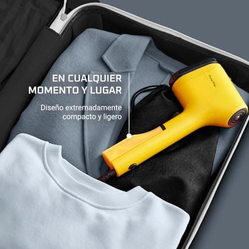 Detalle 2 de Rowenta Pure Pop DR2026: cepillo de vapor de 1300 W con cabezal reversible para planchar y quitar pelusas