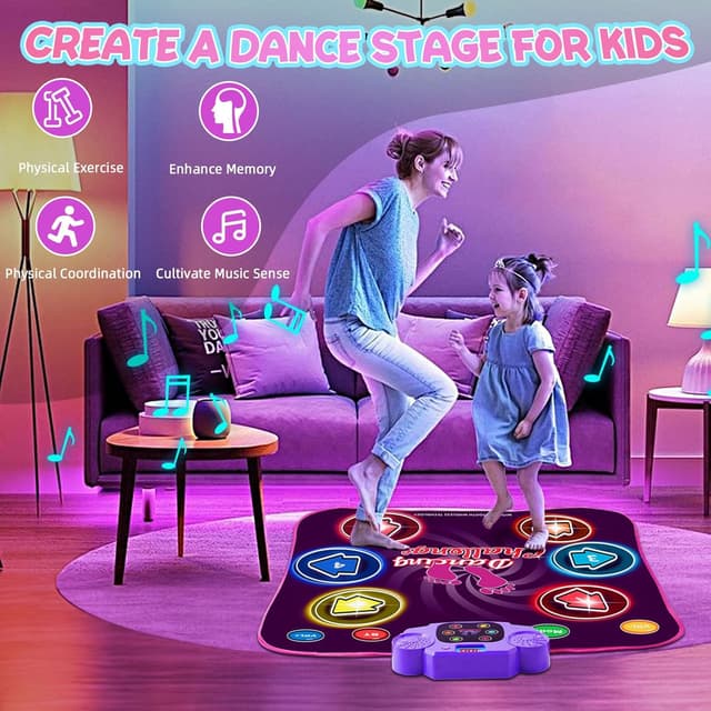 Thumbnail 5 de Dhapy Tanzmatte Kinder Musikspiel mit Bluetooth