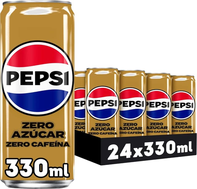 Imagen de Pepsi Zero Sin Cafeína, Cola Zero Azúcar, Pack 24 Latas en OfertitasTOP