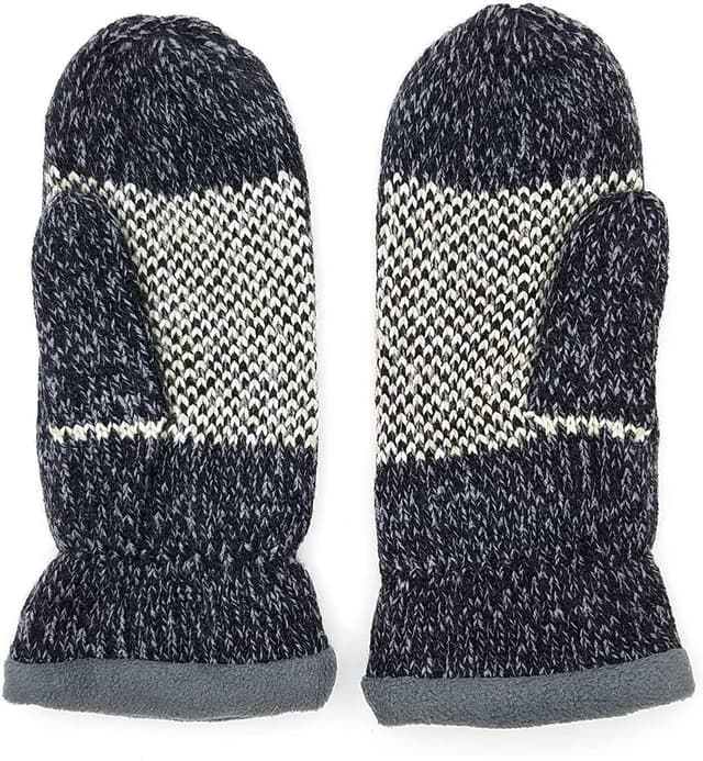 Thumbnail 4 de BRUCERIVER Schneeflocke Strickhandschuhe 1️⃣0️⃣0% Acryl