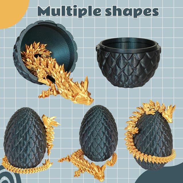 Detalle de Olee Odee Drachenei Fidget-Spielzeuge 3D