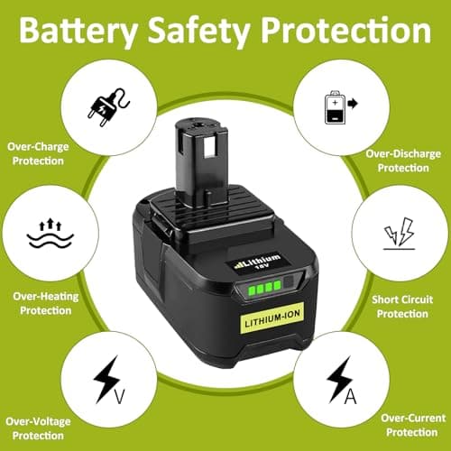 Thumbnail 5 de 2 packs batterie 5,5 Ah pour Ryobi 18 V ⚡