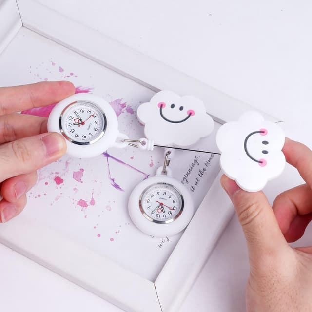 Thumbnail 4 de Vicloon Krankenschwester Armbanduhr Einziehbare 2er Set