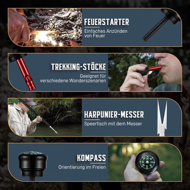 Thumbnail 5 de Golden Bird Wanderstöcke Erweiterungen