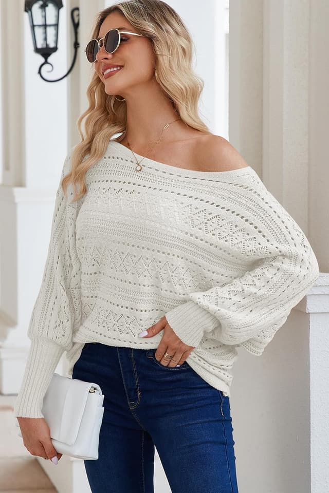 Thumbnail 5 de Cakulo Off-Shoulder Oversized Knit Sweater 2025