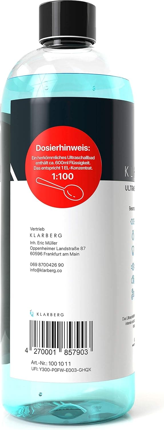 Thumbnail 5 de KLARBERG 1L Ultraschallreiniger Konzentrat