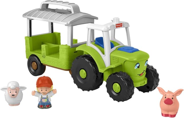 Detalle de Fisher-Price Little People Bauernhof-Set GFL21 mit 8 Tierfiguren