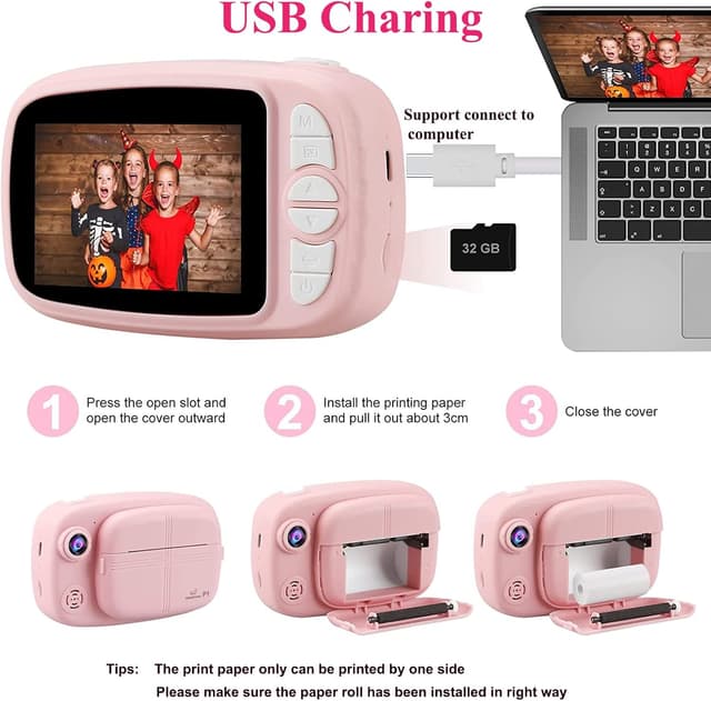 Thumbnail 4 de GlobalCrown Instant Camera for Kids