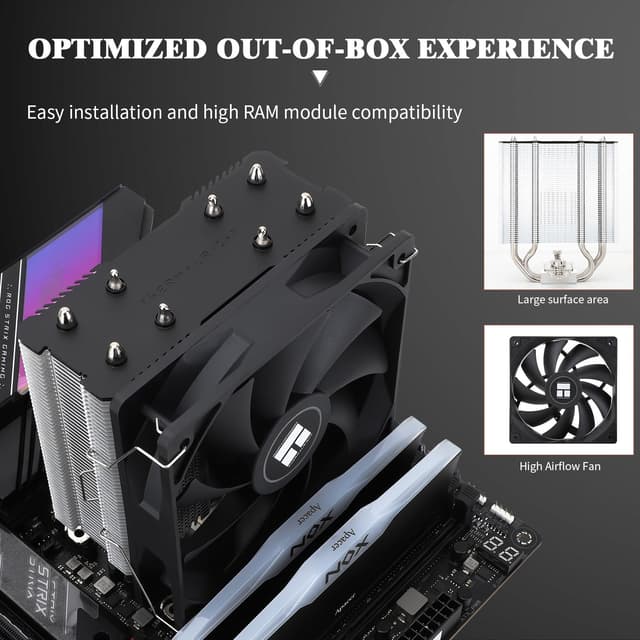 Detalle de TR Assassin X 120R SE raffreddamento CPU