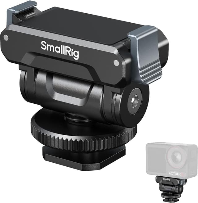 Detalle de SMALLRIG Adaptateur de griffe pour DJI Osmo Action 5 Pro / 4 / 3 (5436) avec fixation à dégagement rapide