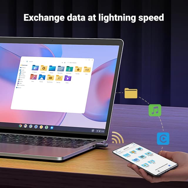 Detalle 2 de UGREEN Bluetooth 5.4 Dongle USB per PC