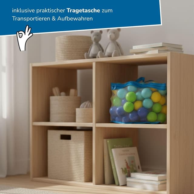 Detalle 2 de Balles de piscine 6 cm, 100 pièces