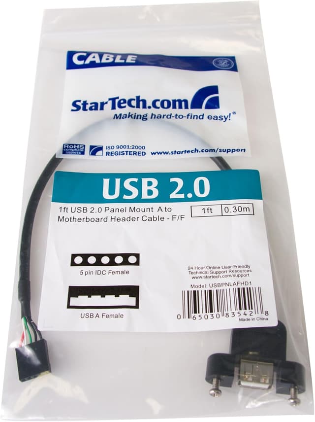 Thumbnail 3 de StarTech.com USB Panel Mount Cable 1 ft