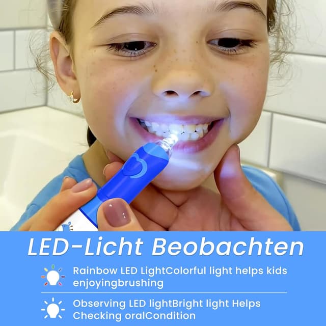 Thumbnail 5 de Seago SG977 spazzolino sonico bambini 3–12 anni, 8 testine 🪥