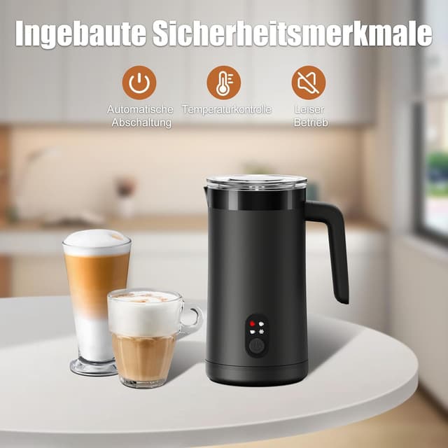 Thumbnail 6 de Ovetedot Milchaufschäumer 4-in-1 (400 ml) für heißen & kalten Milchschaum