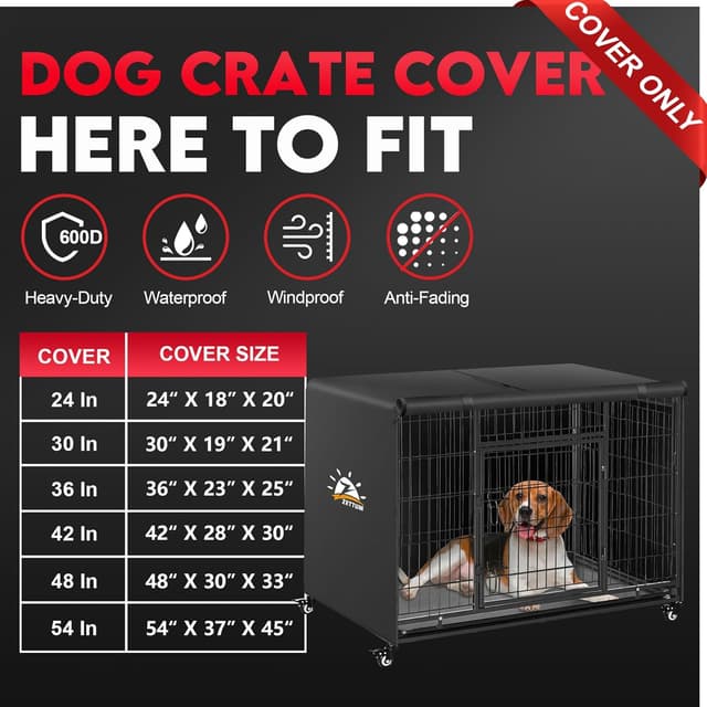 Thumbnail 2 de Zettum 24 Inch Dog Crate Cover