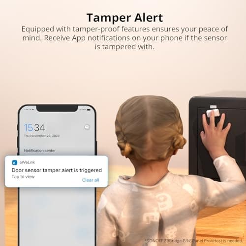 Thumbnail 7 de SONOFF SNZB-04P Sensor Zigbee de puerta 1 unidad