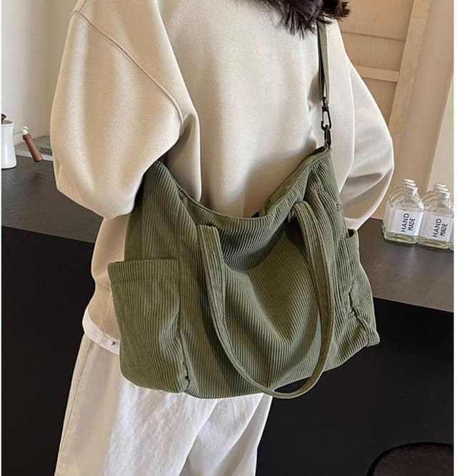 Detalle 2 de Aucuu Borsa tracolla velluto 44 x 14,5 x 27