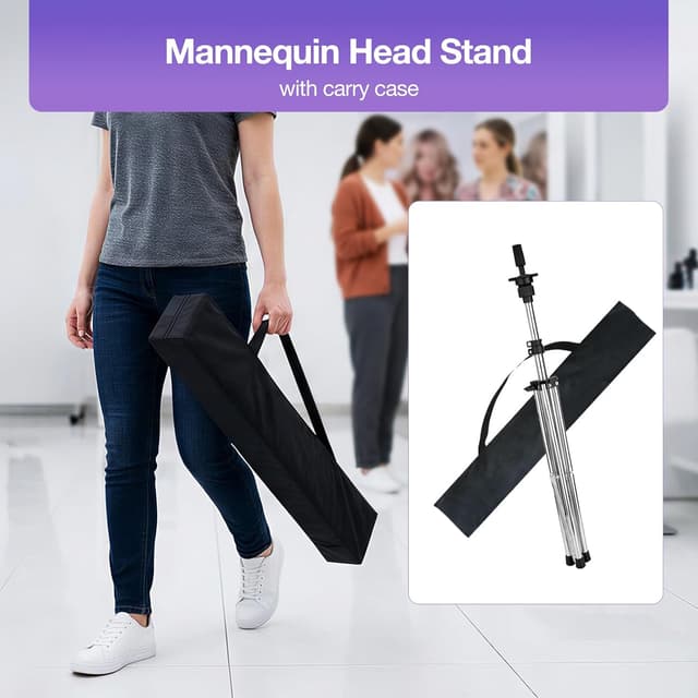 Detalle 2 de Puppenkopfständer Neverland 80 bis 133 cm