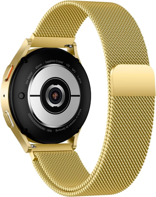 Detalle 2 de LYYLTX Edelstahl Mesh Uhrenarmband mit Magnetverschluss – Schnellverschluss-Ersatzband für Smartwatch