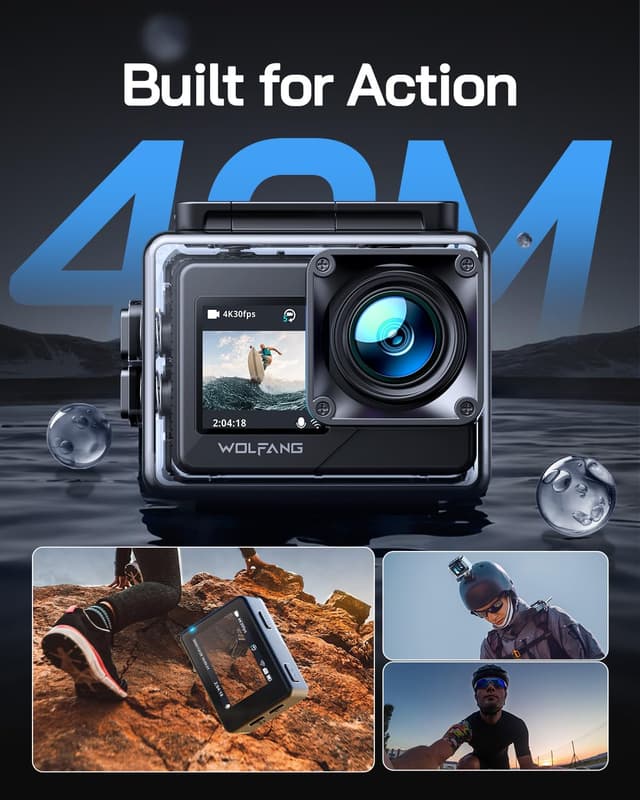 Detalle de WOLFANG GA120 4K Action Camera