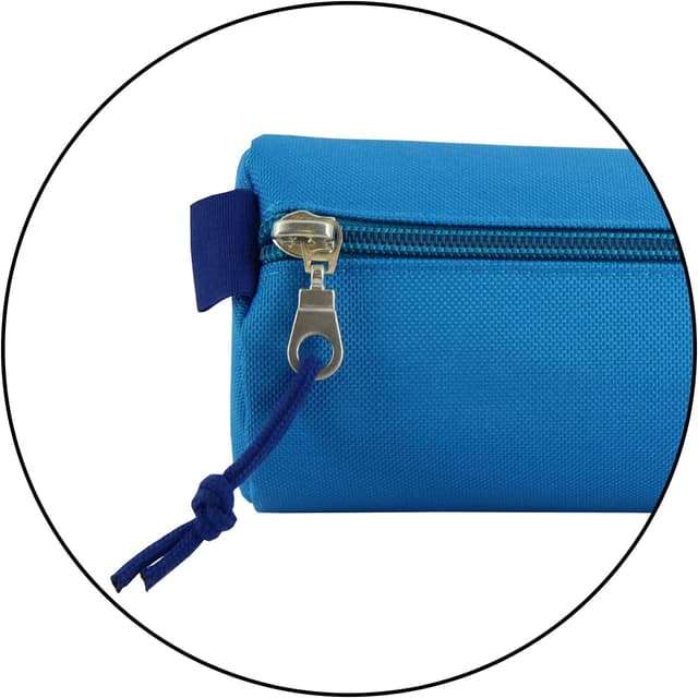 Detalle 2 de Oxford Grande trousse ronde Turquoise 22 cm