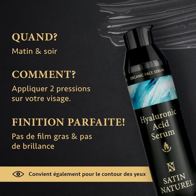 Detalle 2 de Satin Naturel Sérum Visage Homme 75ml Hydratant