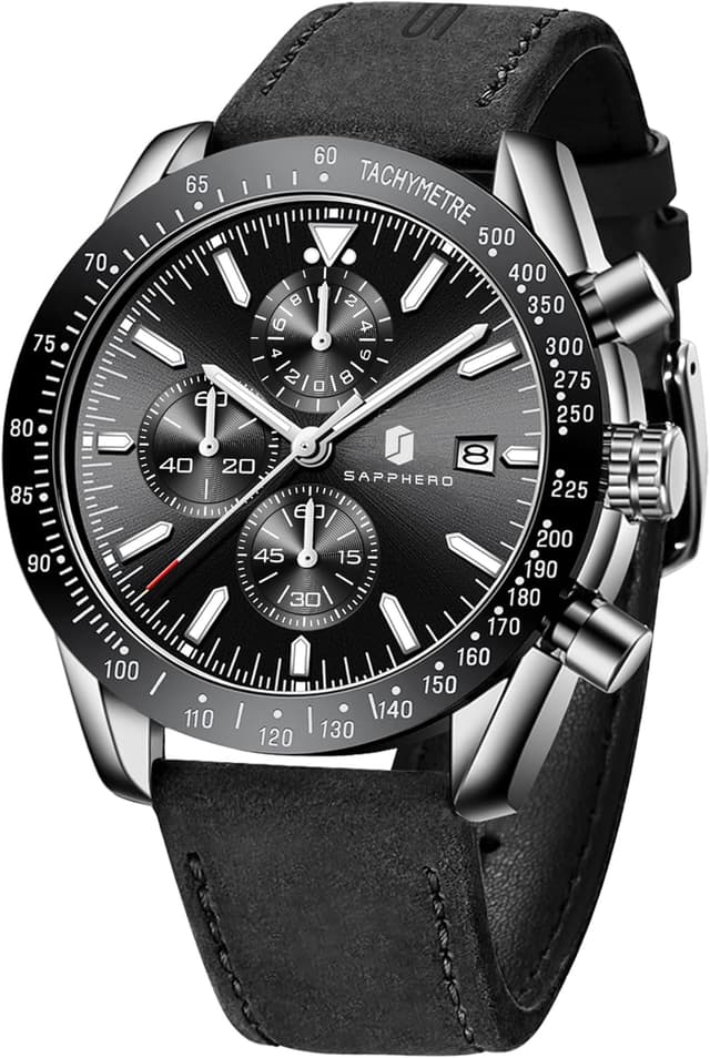 Thumbnail 3 de BY BENYAR Orologio cronografo da uomo in acciaio