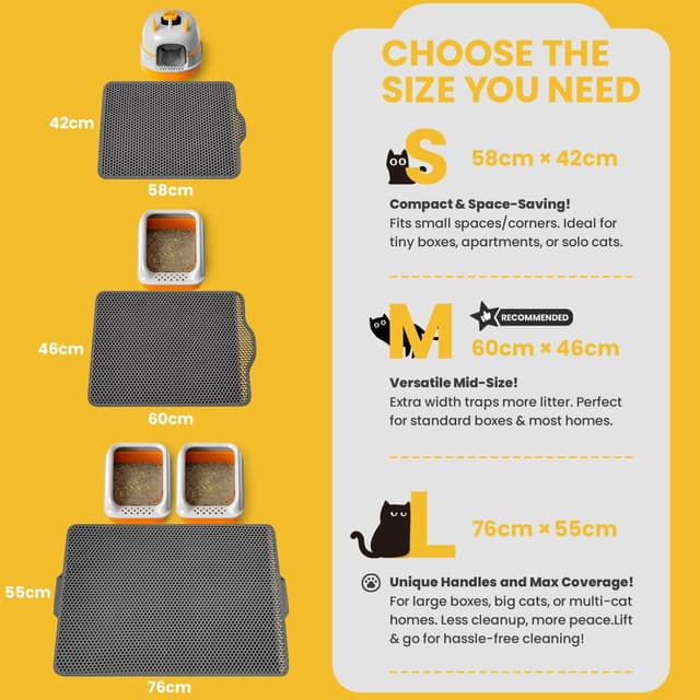 Thumbnail 2 de Conlun Jumbo Cat Litter Mat with Handles