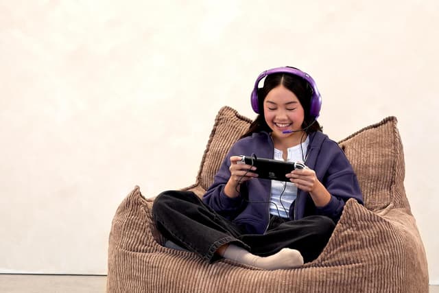 Thumbnail 6 de Turtle Beach Airlite Fit Fantasma Viola: cuffie cablate per Nintendo Switch con microfono flip-to-mute