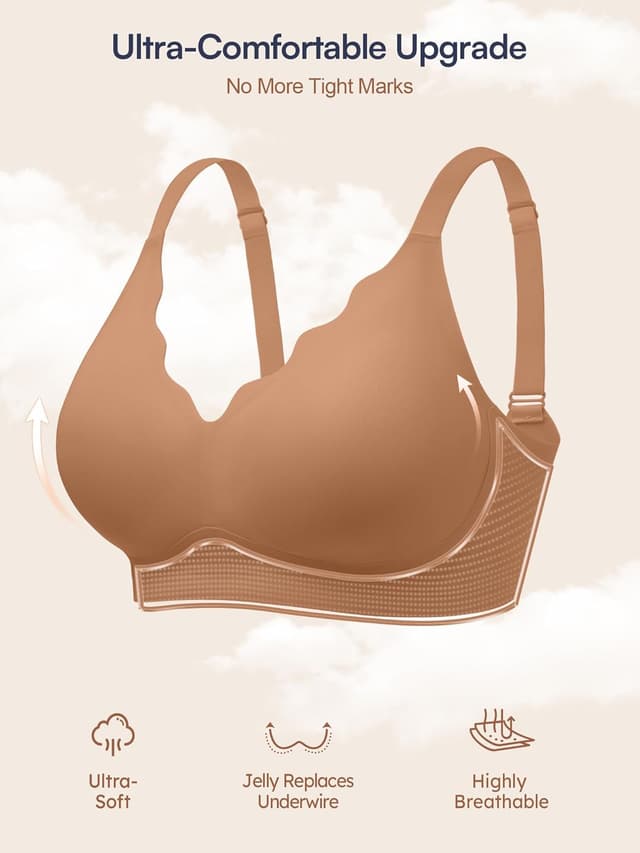 Thumbnail 3 de Cuteio Wireless Jelly Bras S-2XL ๐