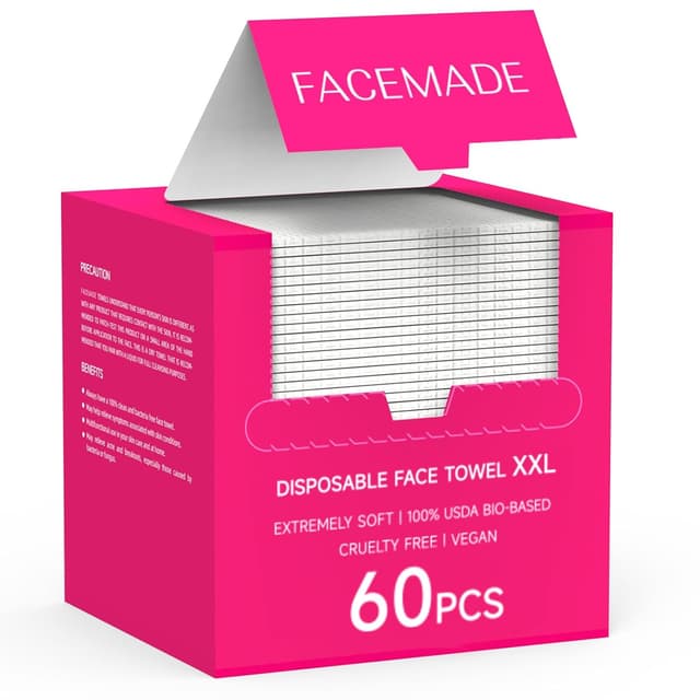 Imagen de FACEMADE 60 Count XXL 12x12 Face Towels en OfertitasTOP