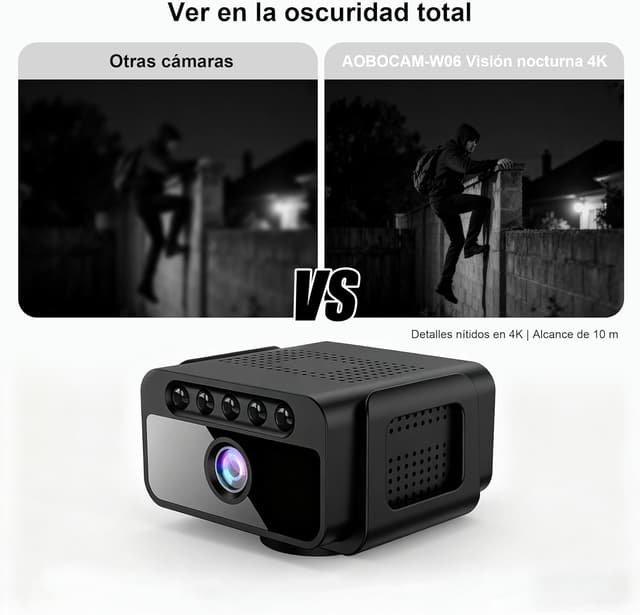 Thumbnail 4 de AOBOCAM W06 Cámara Espía 4K 150°