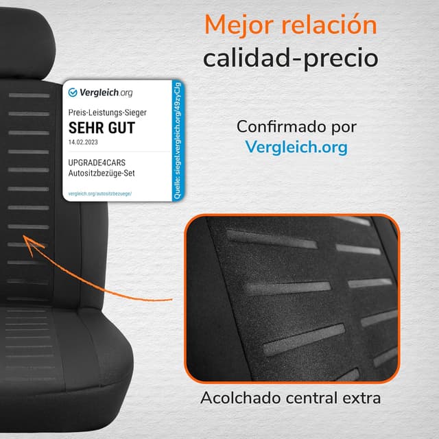 Thumbnail 2 de Upgrade4cars Fundas Asientos Universales 2026