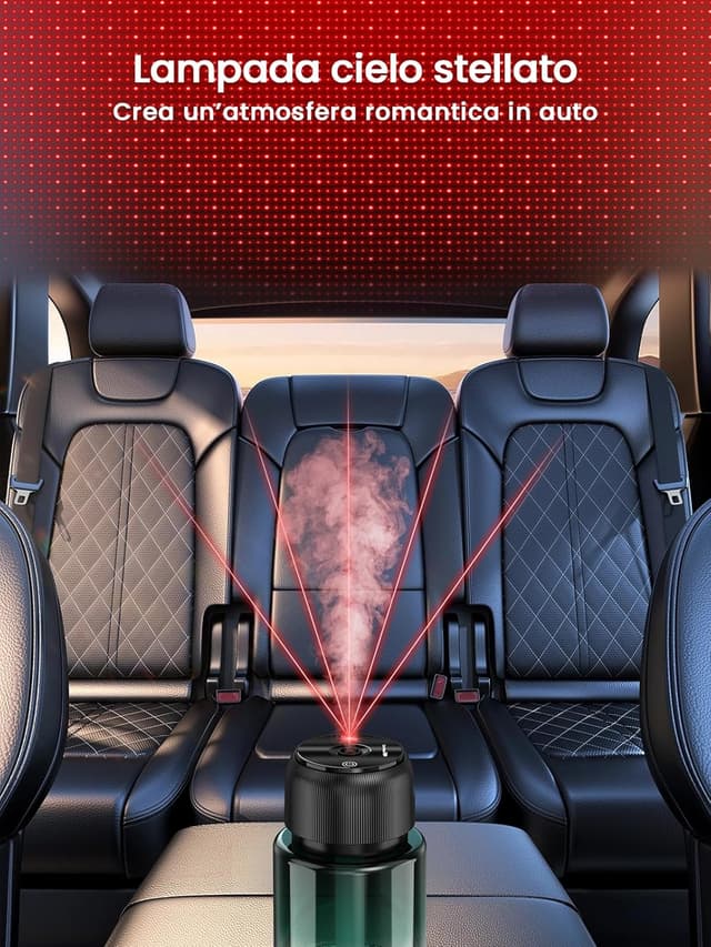 Thumbnail 6 de BJ 047 diffusore di profumo per auto da 160 ml con accensione automatica e 3 modalità, fragranza Oud