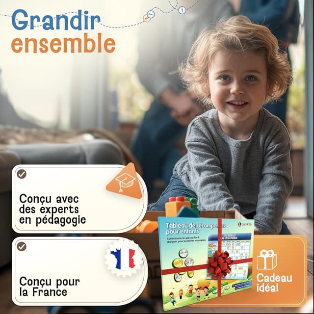 Thumbnail 5 de LIKARTO Tableau de récompenses enfant 280 aimants 🧩