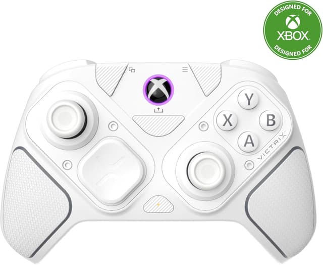 Detalle de Turtle Beach Victrix Pro BFG Reloaded Bianco: controller modulare wireless con Hall-Effect e Fightpad per Xbox e PC