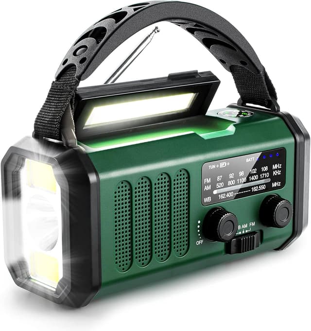 Imagen de Aivica Emergency Hand Crank Radio 10000mAh en OfertitasTOP