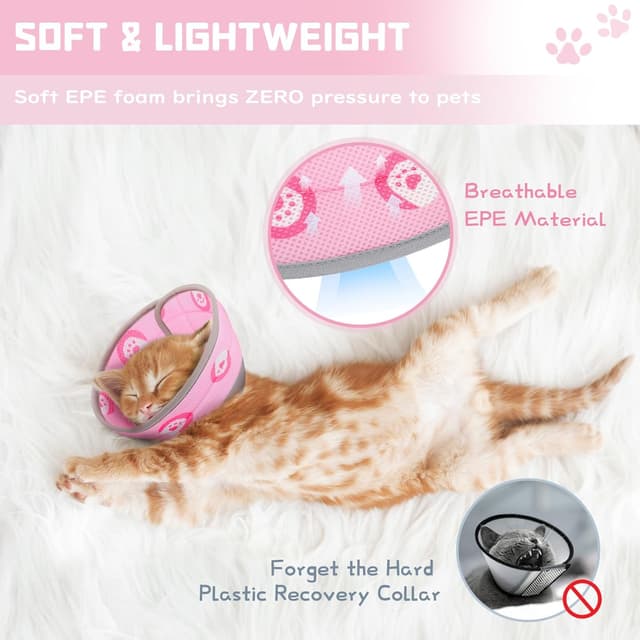 Detalle de Soft cat recovery collar